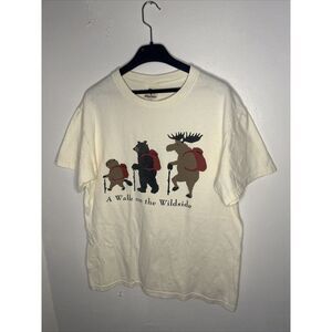 NWOT Hatley Size M Quality 100% cotton  T Shirt" Walk On The WildSide"